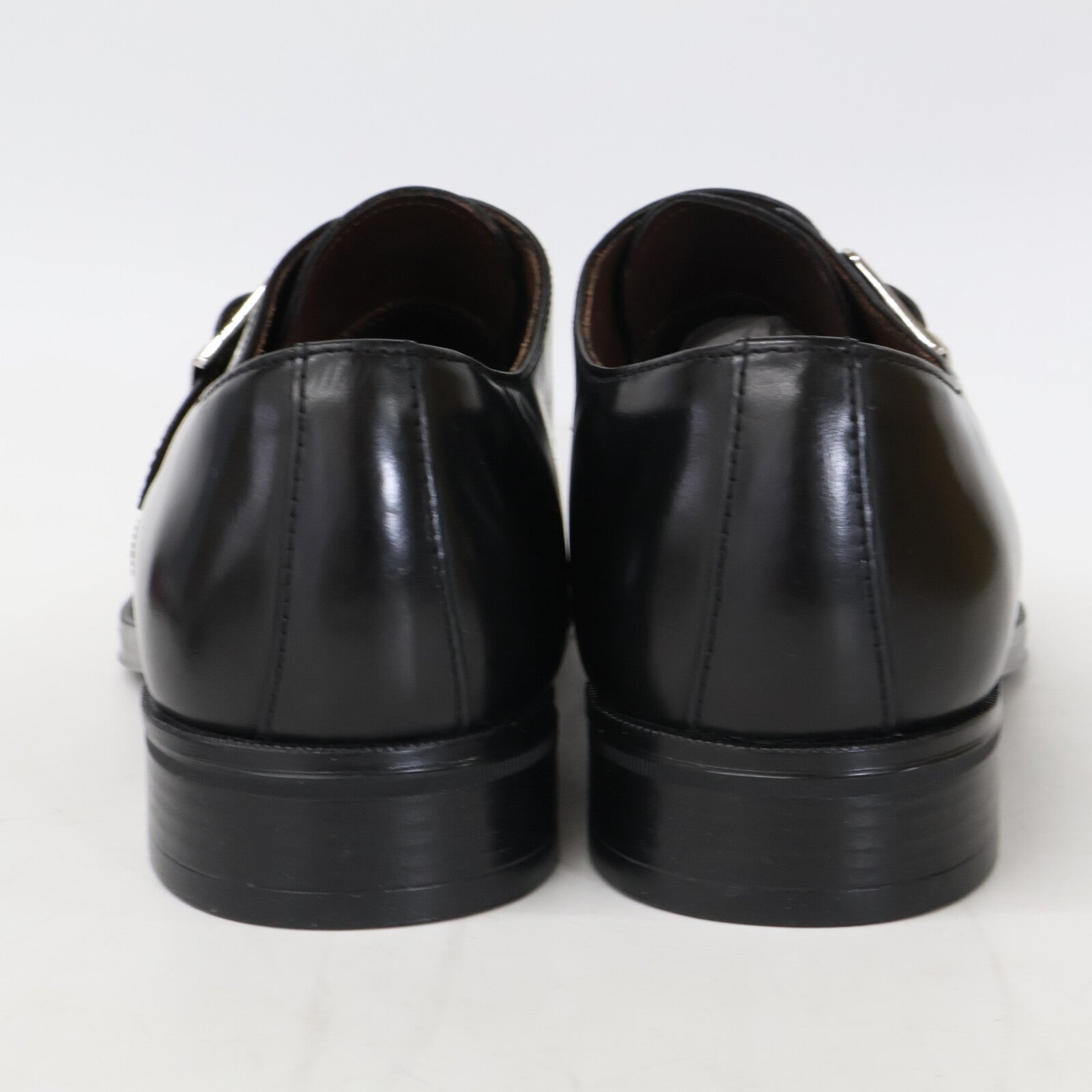 GIANCARLO MORELLI Giancarlo Morelli 【Excellent condition】GM01244 leather monk-strap shoes