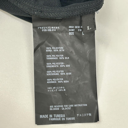 PRADA プラダ 34384 ブラック 10年 JERSEY RASO エルボーパッチ カーディガン トップス
