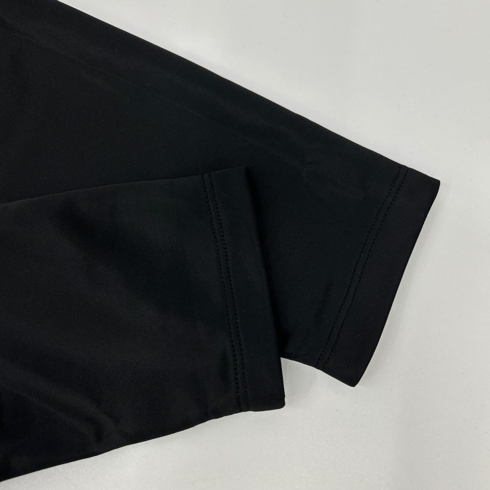 PRADA プラダ 34384 ブラック 10年 JERSEY RASO エルボーパッチ カーディガン トップス