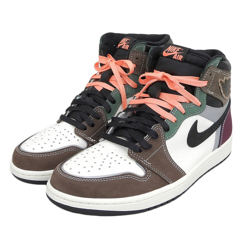 NIKE like-new Air JORDAN Retro HIGH shoes men's black brown white 27.5cm DH3097-001 shoes