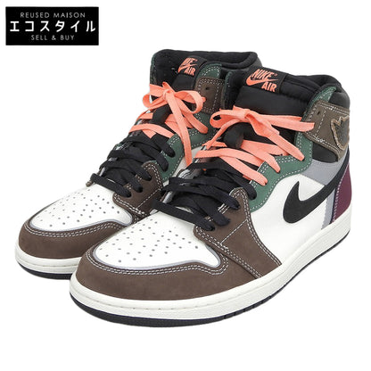 NIKE like-new Air JORDAN Retro HIGH shoes men's black brown white 27.5cm DH3097-001 shoes