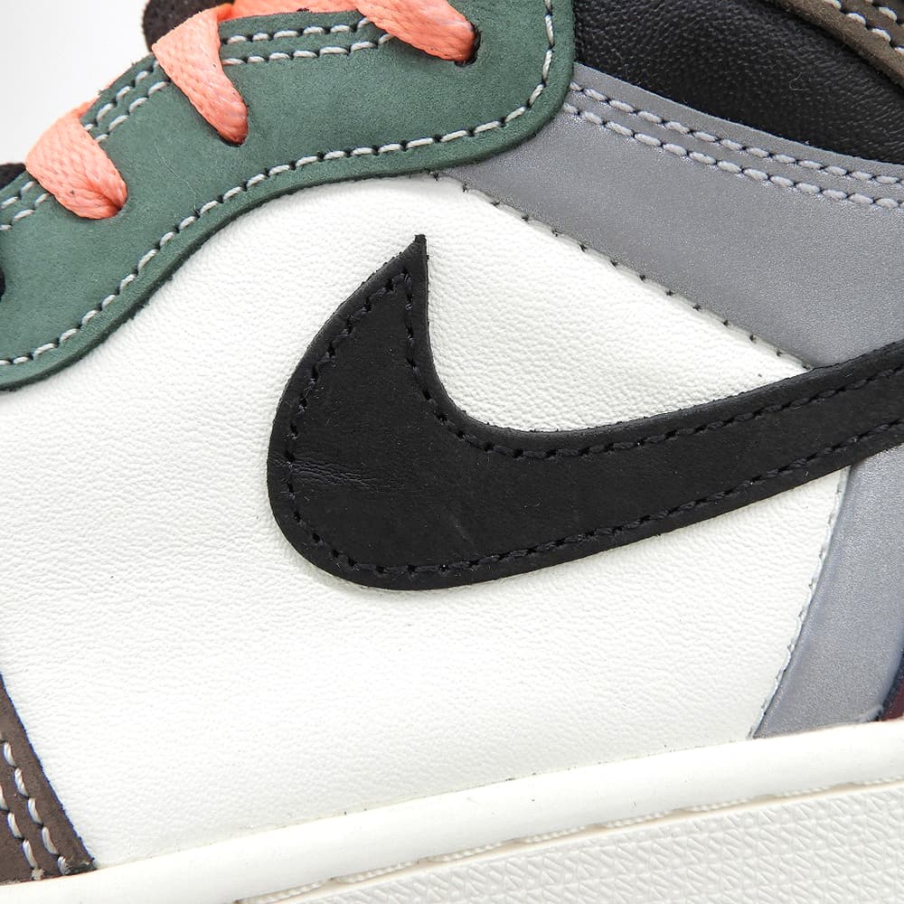 NIKE like-new Air JORDAN Retro HIGH shoes men's black brown white 27.5cm DH3097-001 shoes