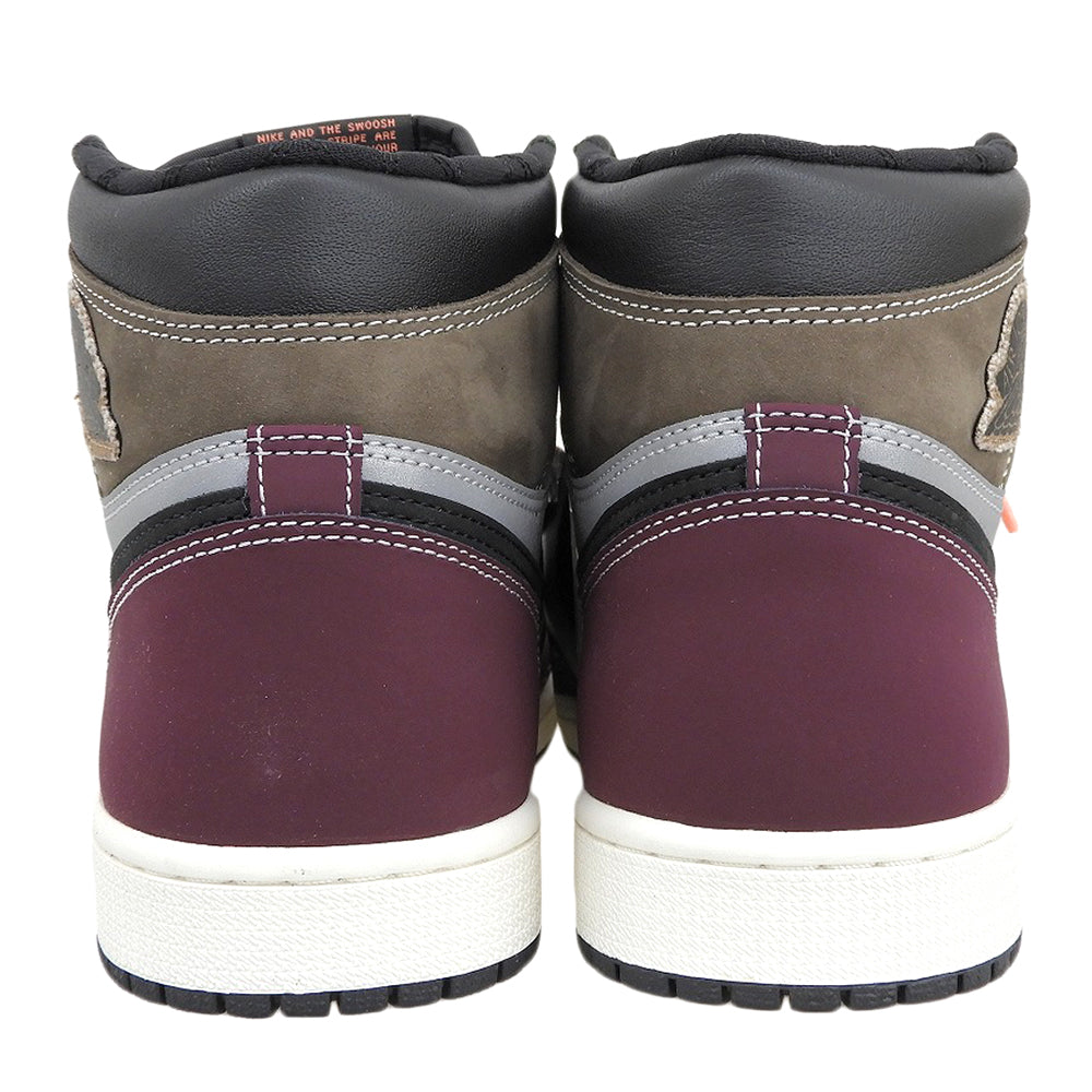 NIKE like-new Air JORDAN Retro HIGH shoes men's black brown white 27.5cm DH3097-001 shoes