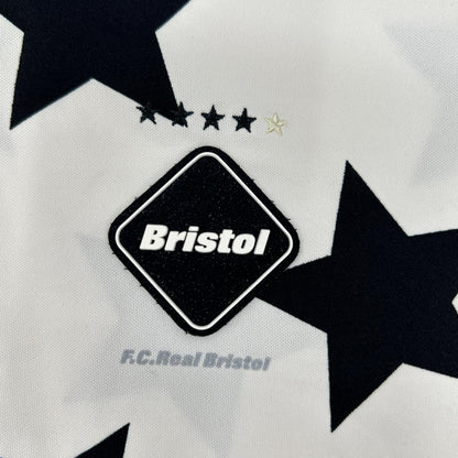 F.C.Real Bristol エフシーリアルブリストル FCRB-230036 ホワイト スター ポロシャツ トップス