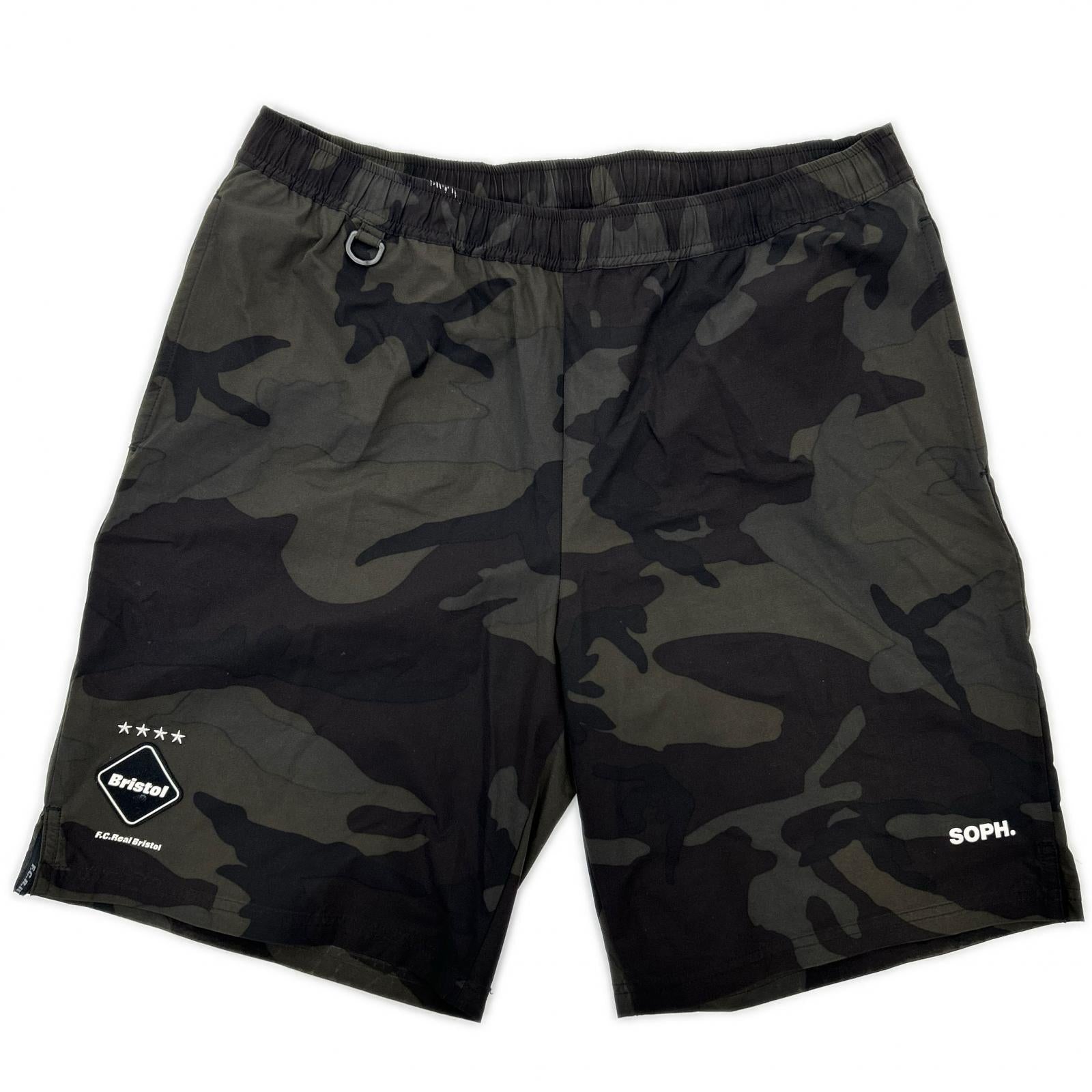 F.C.Real Bristol エフシーリアルブリストル カーキ CAMOUFLAGE PRACTICE SHORTS パンツ ボトムス
