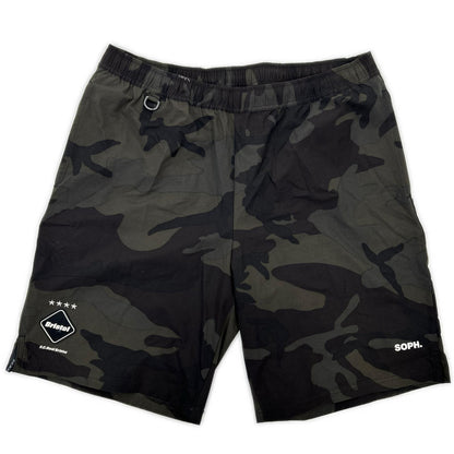 F.C.Real Bristol エフシーリアルブリストル カーキ CAMOUFLAGE PRACTICE SHORTS パンツ ボトムス