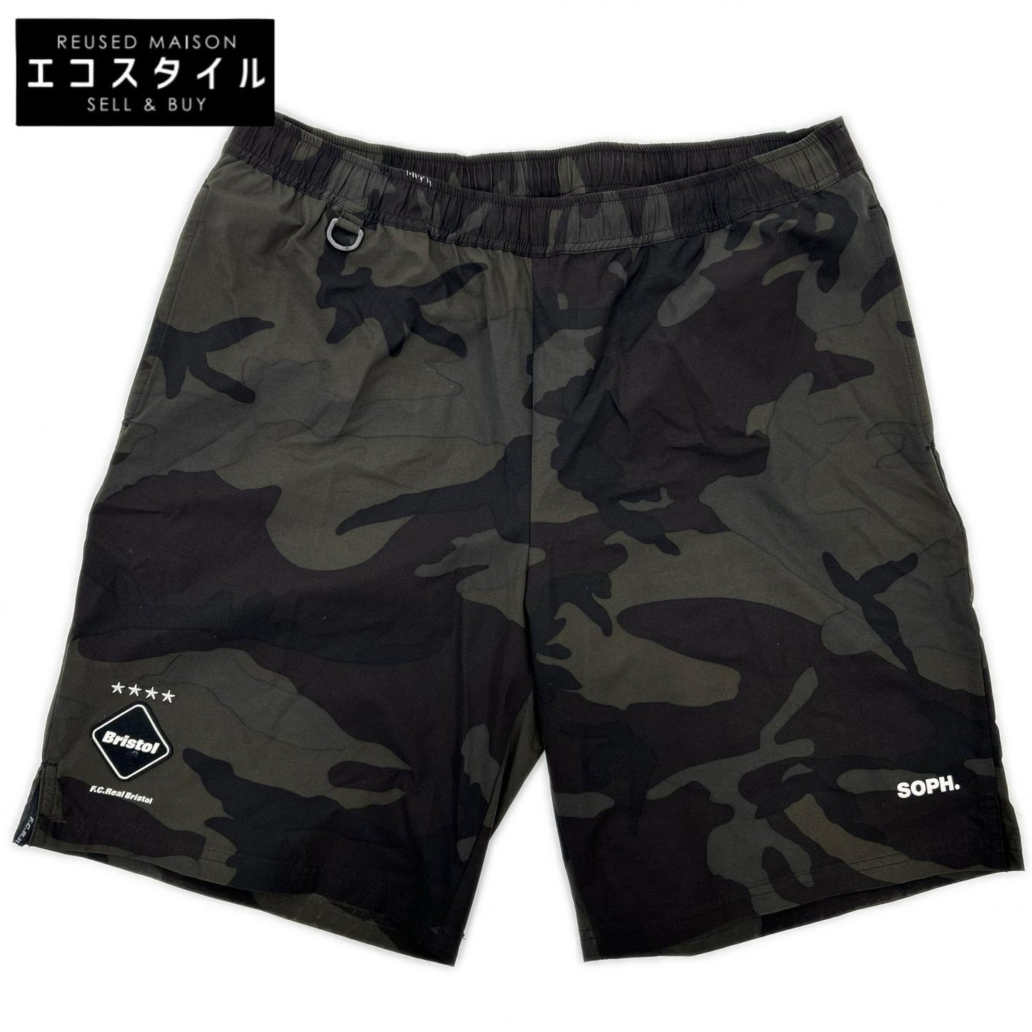 F.C.Real Bristol エフシーリアルブリストル カーキ CAMOUFLAGE PRACTICE SHORTS パンツ ボトムス
