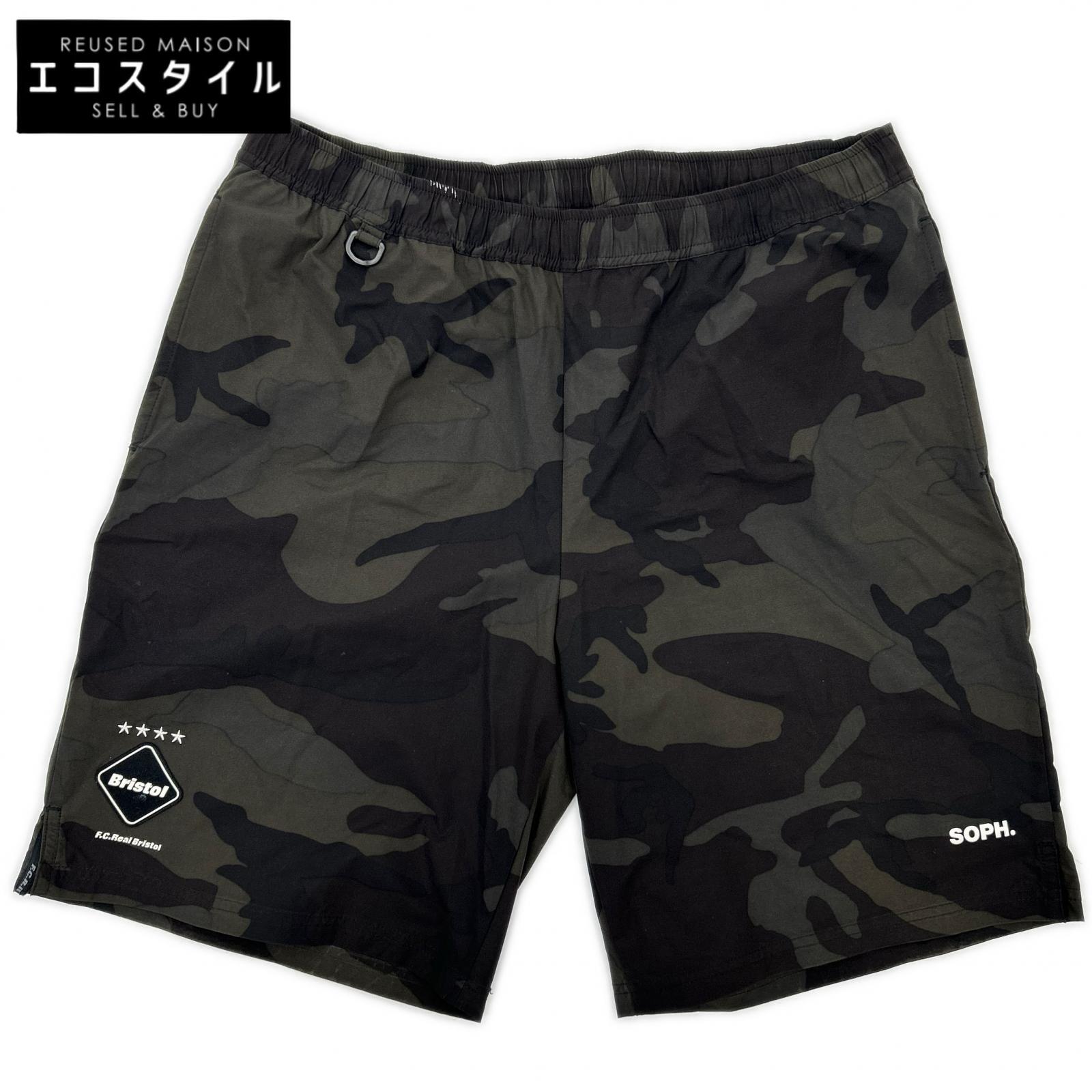 F.C.Real Bristol エフシーリアルブリストル カーキ CAMOUFLAGE PRACTICE SHORTS パンツ ボトムス