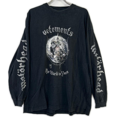 VETEMENTS ヴェトモン UAH21TR612 The World Motorhead ロングスリーブTシャツ トップス