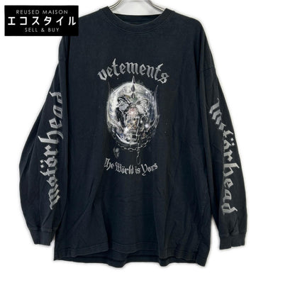 VETEMENTS ヴェトモン UAH21TR612 The World Motorhead ロングスリーブTシャツ トップス