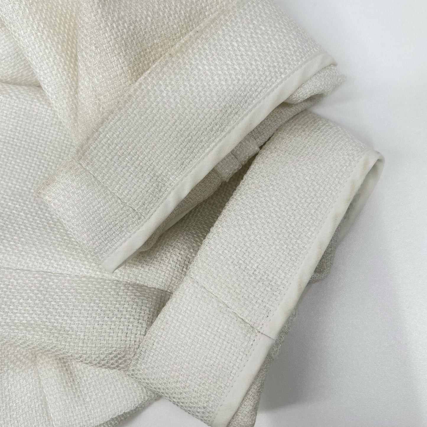 ANAYI Anayi 102411-10-270-01-340 White Mixed-Tweed Collarless Jacket Jacket
