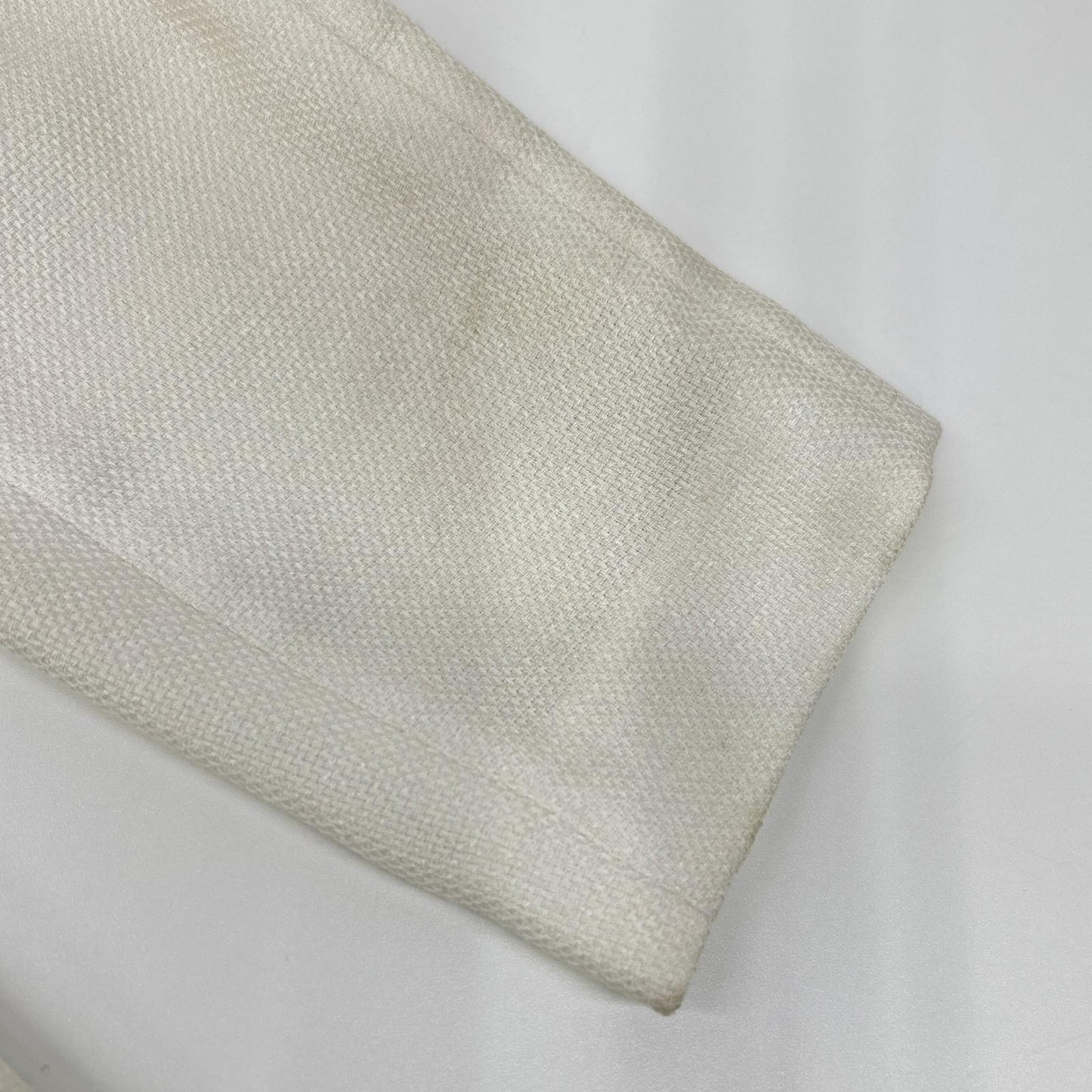 ANAYI Anayi 102411-10-270-01-340 White Mixed-Tweed Collarless Jacket Jacket