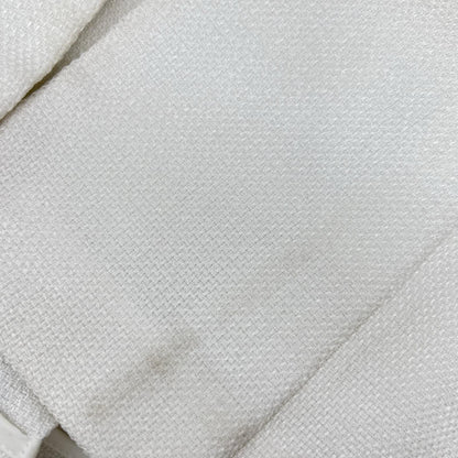 ANAYI Anayi 102411-10-270-01-340 White Mixed-Tweed Collarless Jacket Jacket
