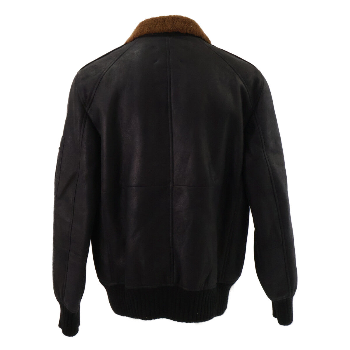 BRUNELLO CUCINELLI ブルネロクチネリ 【美品/国内正規】MPMCL1886 シープスキン ムートン ジップアップ ブルゾン ジャケット