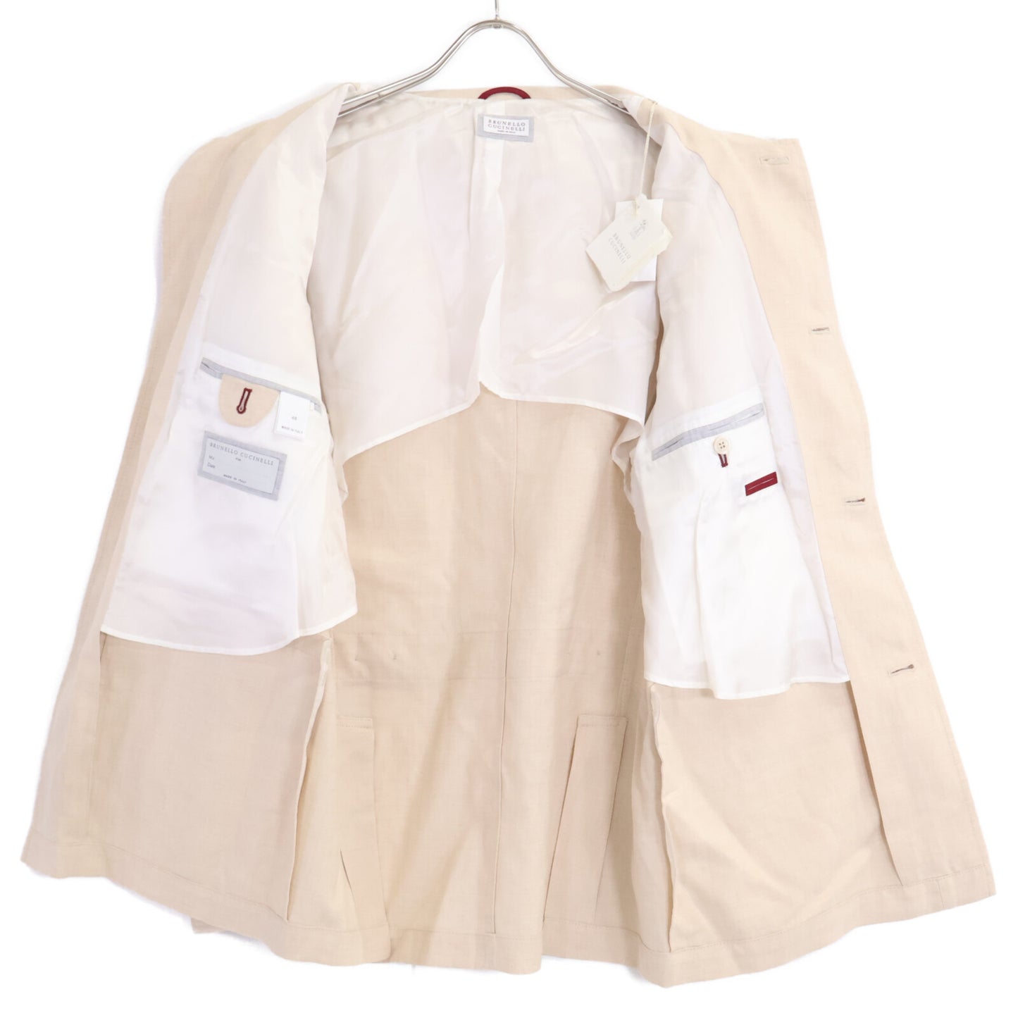 BRUNELLO CUCINELLI Brunello Cucinelli [Like New/Official Domestic Product] MW4946874 Linen×Wool Safari Jacket