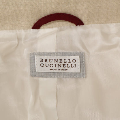 BRUNELLO CUCINELLI Brunello Cucinelli [Like New/Official Domestic Product] MW4946874 Linen×Wool Safari Jacket