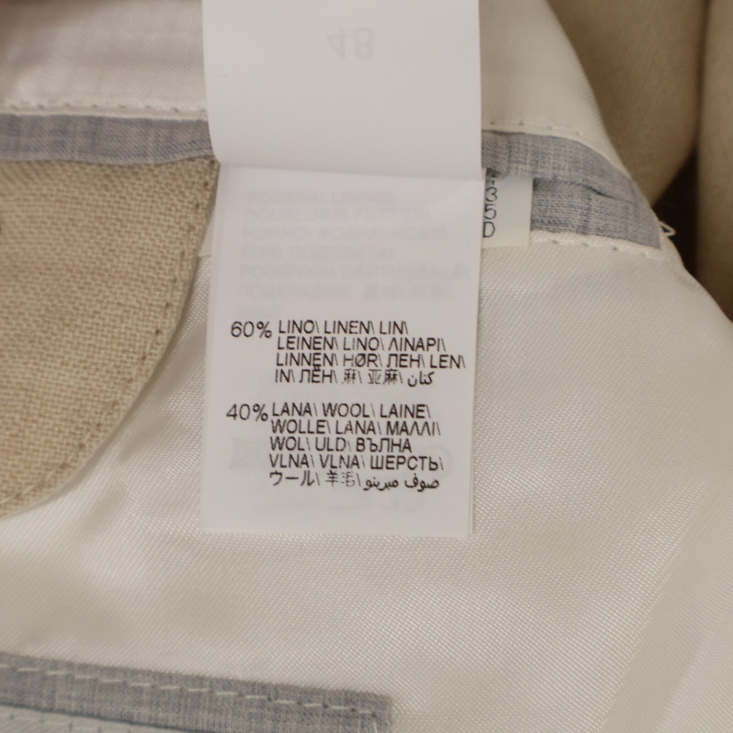 BRUNELLO CUCINELLI Brunello Cucinelli [Like New/Official Domestic Product] MW4946874 Linen×Wool Safari Jacket