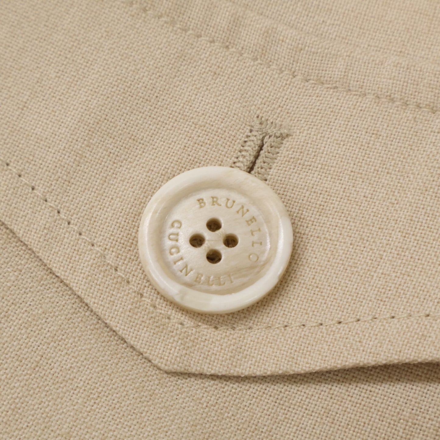 BRUNELLO CUCINELLI Brunello Cucinelli [Like New/Official Domestic Product] MW4946874 Linen×Wool Safari Jacket