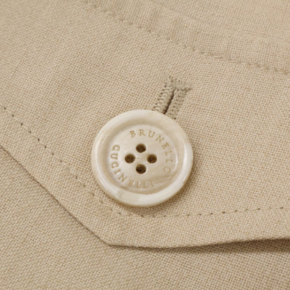 BRUNELLO CUCINELLI Brunello Cucinelli [Like New/Official Domestic Product] MW4946874 Linen×Wool Safari Jacket