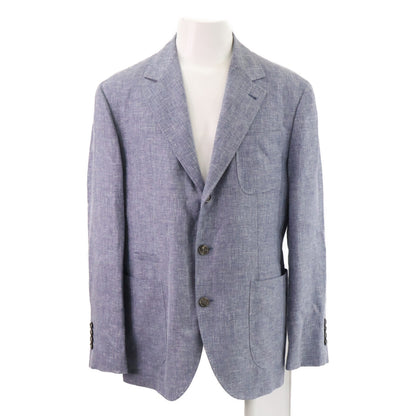 BRUNELLO CUCINELLI ブルネロクチネリ 【国内正規】MD4957BND リネンｘウールｘシルク 段返り3Bテーラード ジャケット