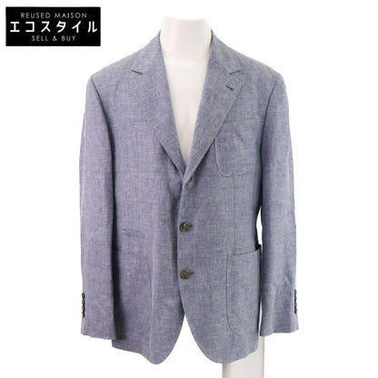 BRUNELLO CUCINELLI ブルネロクチネリ 【国内正規】MD4957BND リネンｘウールｘシルク 段返り3Bテーラード ジャケット