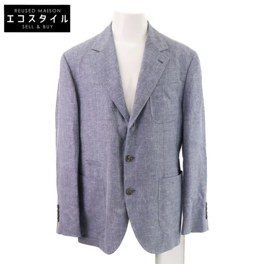 BRUNELLO CUCINELLI ブルネロクチネリ 【国内正規】MD4957BND リネンｘウールｘシルク 段返り3Bテーラード ジャケット