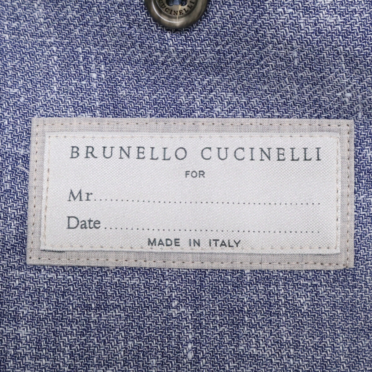 BRUNELLO CUCINELLI ブルネロクチネリ 【国内正規】MD4957BND リネンｘウールｘシルク 段返り3Bテーラード ジャケット