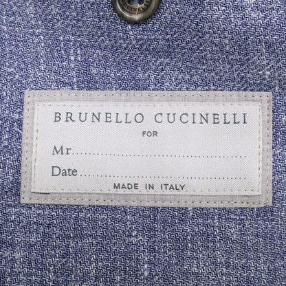 BRUNELLO CUCINELLI ブルネロクチネリ 【国内正規】MD4957BND リネンｘウールｘシルク 段返り3Bテーラード ジャケット
