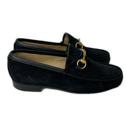 GUCCI グッチ 110 0009/2 スエード ホースビットローファー シューズ