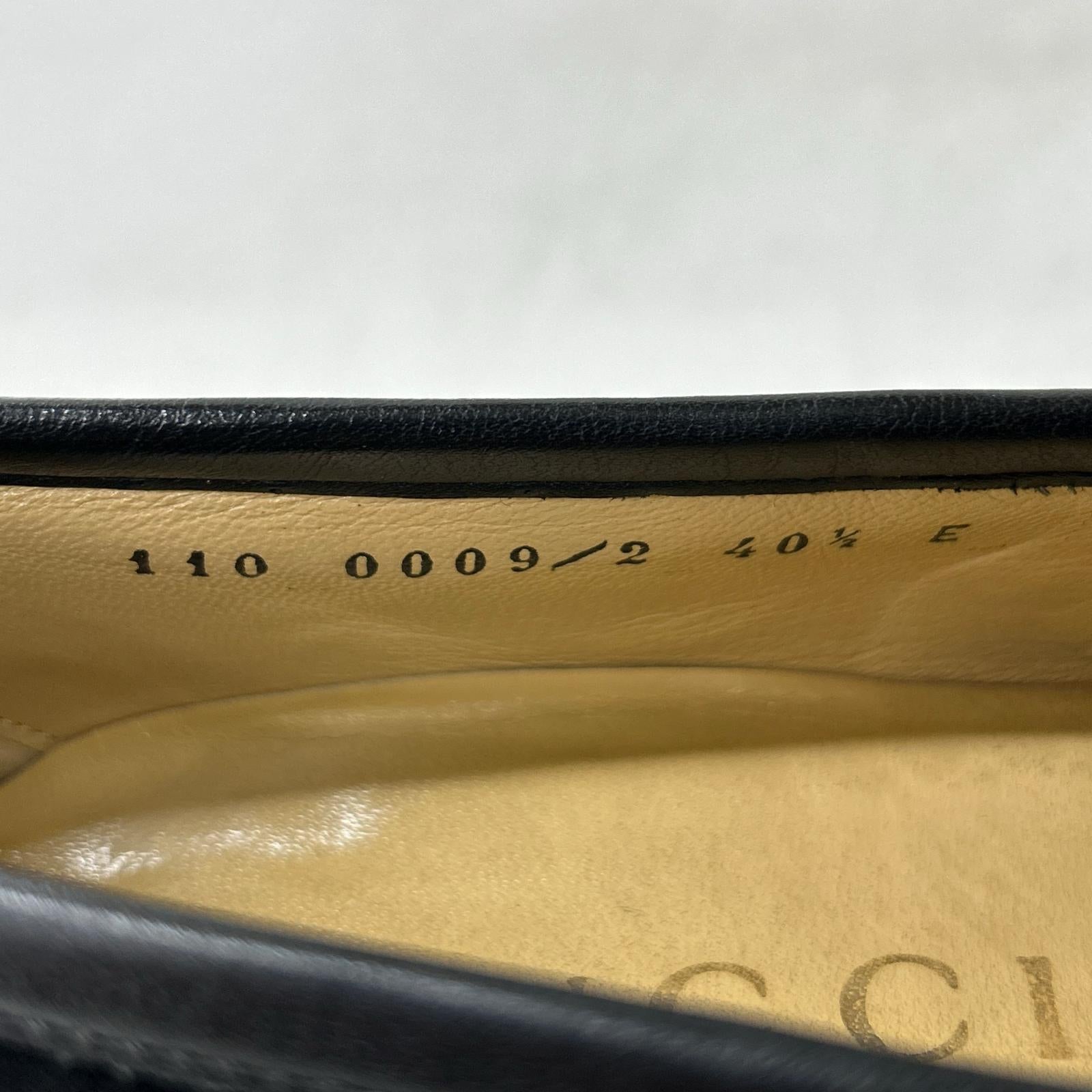 GUCCI グッチ 110 0009/2 スエード ホースビットローファー シューズ