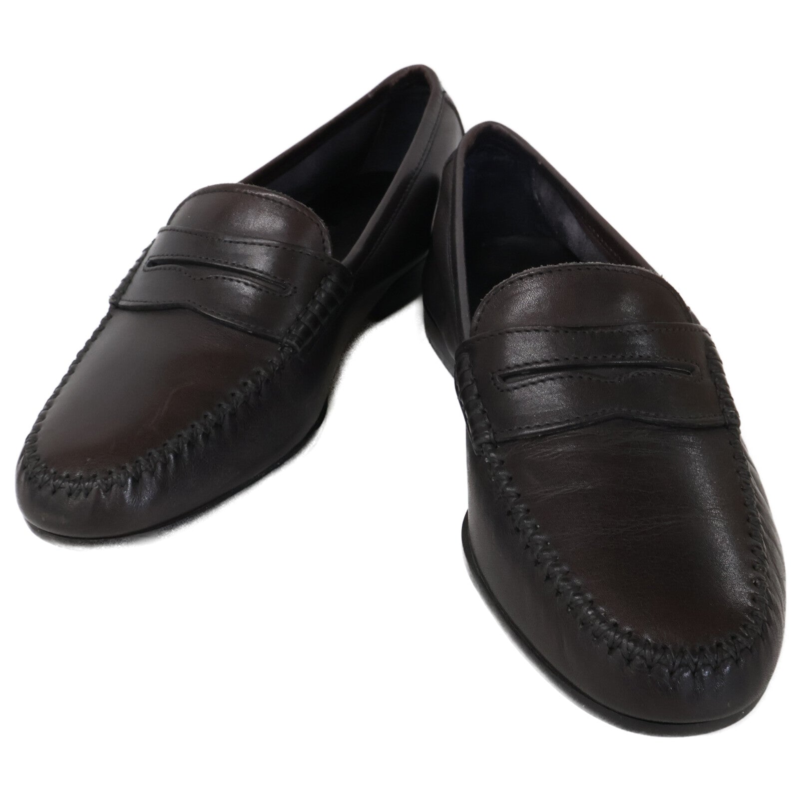 SalvatoreFerragamo サルバトーレフェラガモ レザー コイン ローファー シューズ