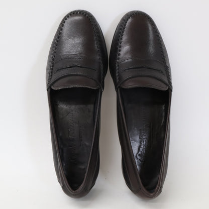 SalvatoreFerragamo サルバトーレフェラガモ レザー コイン ローファー シューズ
