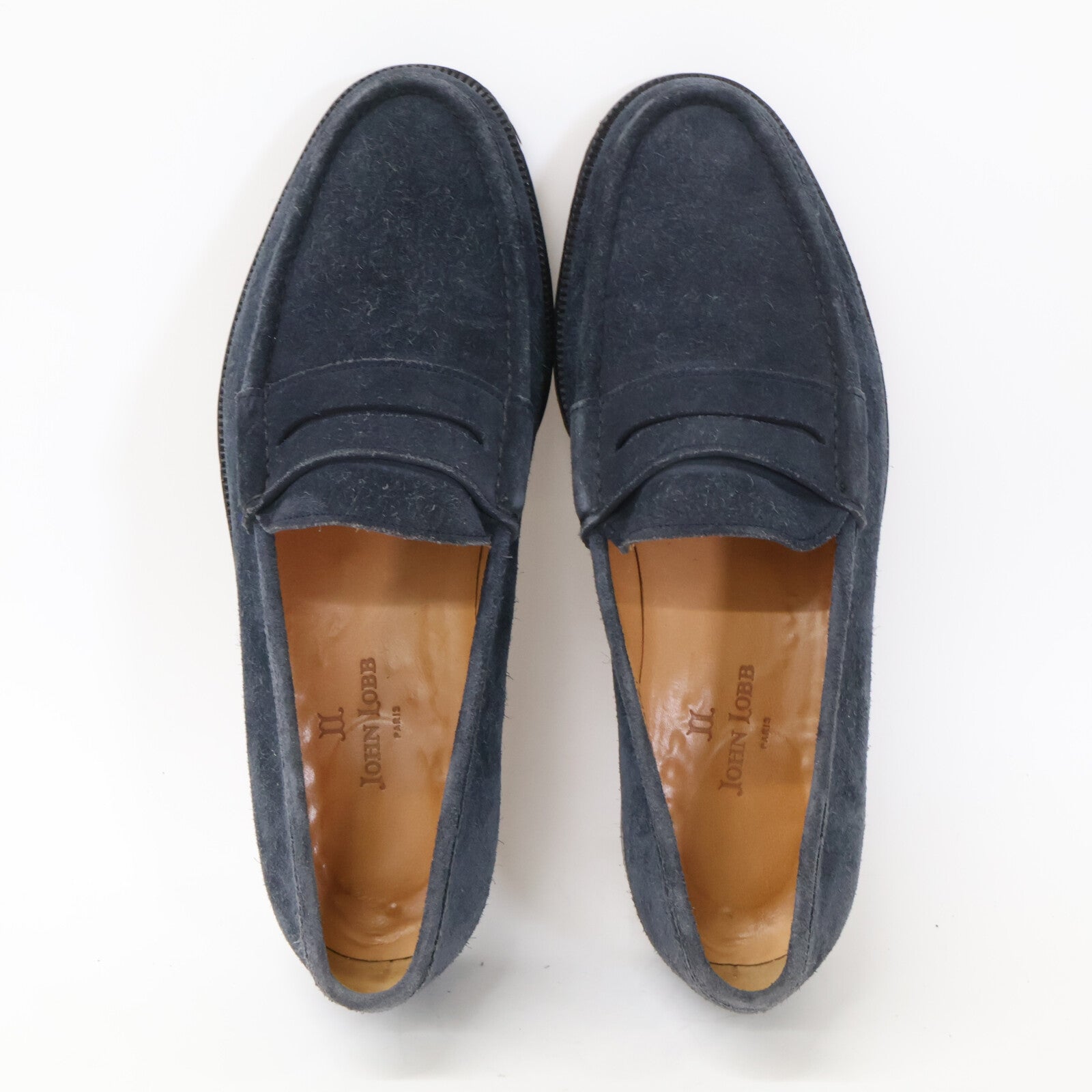 JOHNLOBB ジョンロブ CAPRI カプリ スエード コインローファー シューズ