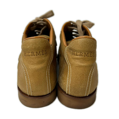 HERMES Quick Leather Sneakers Shoes