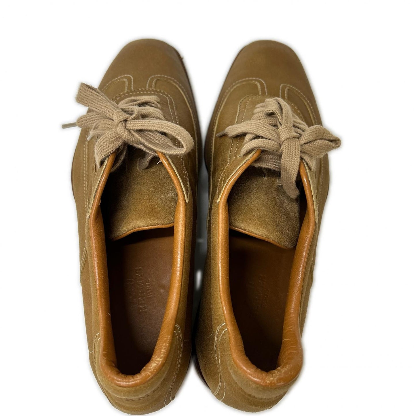 HERMES Quick Leather Sneakers Shoes