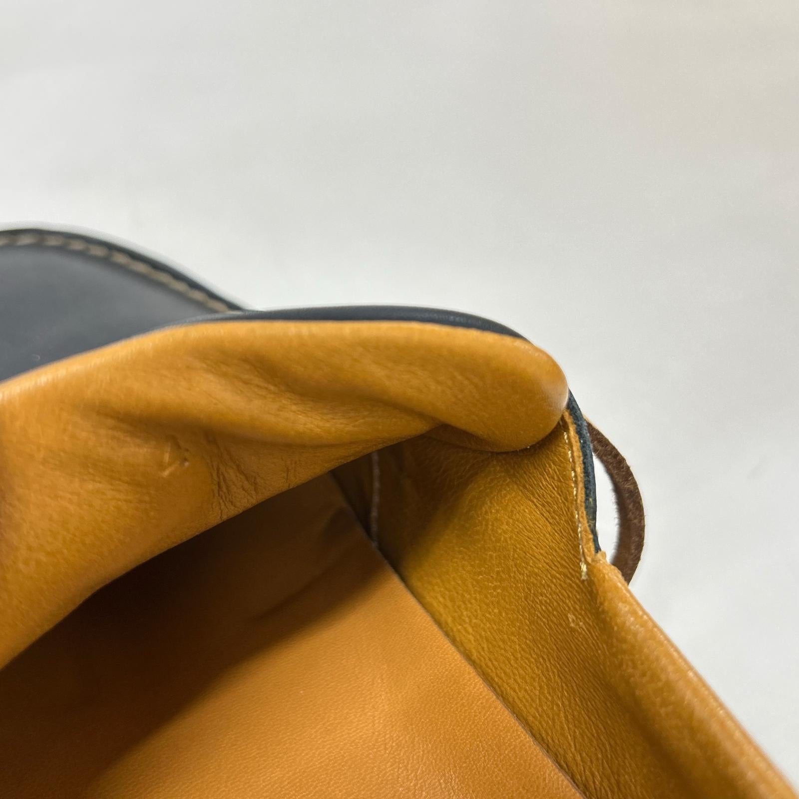 HERMES エルメス 【美品】レザー デッキ シューズ シューズ