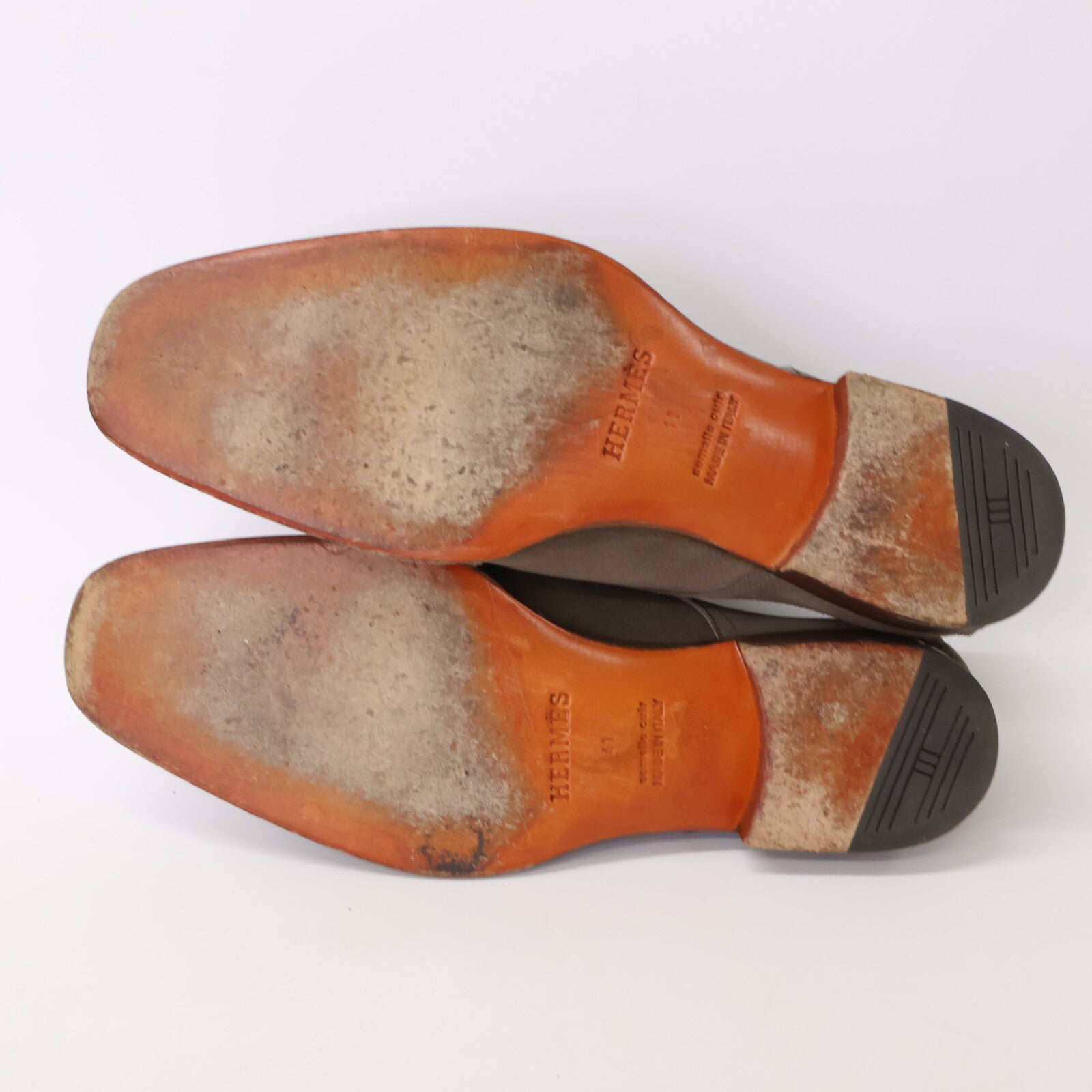 HERMES エルメス 【美品】スエード モンクストラップ シューズ シューズ