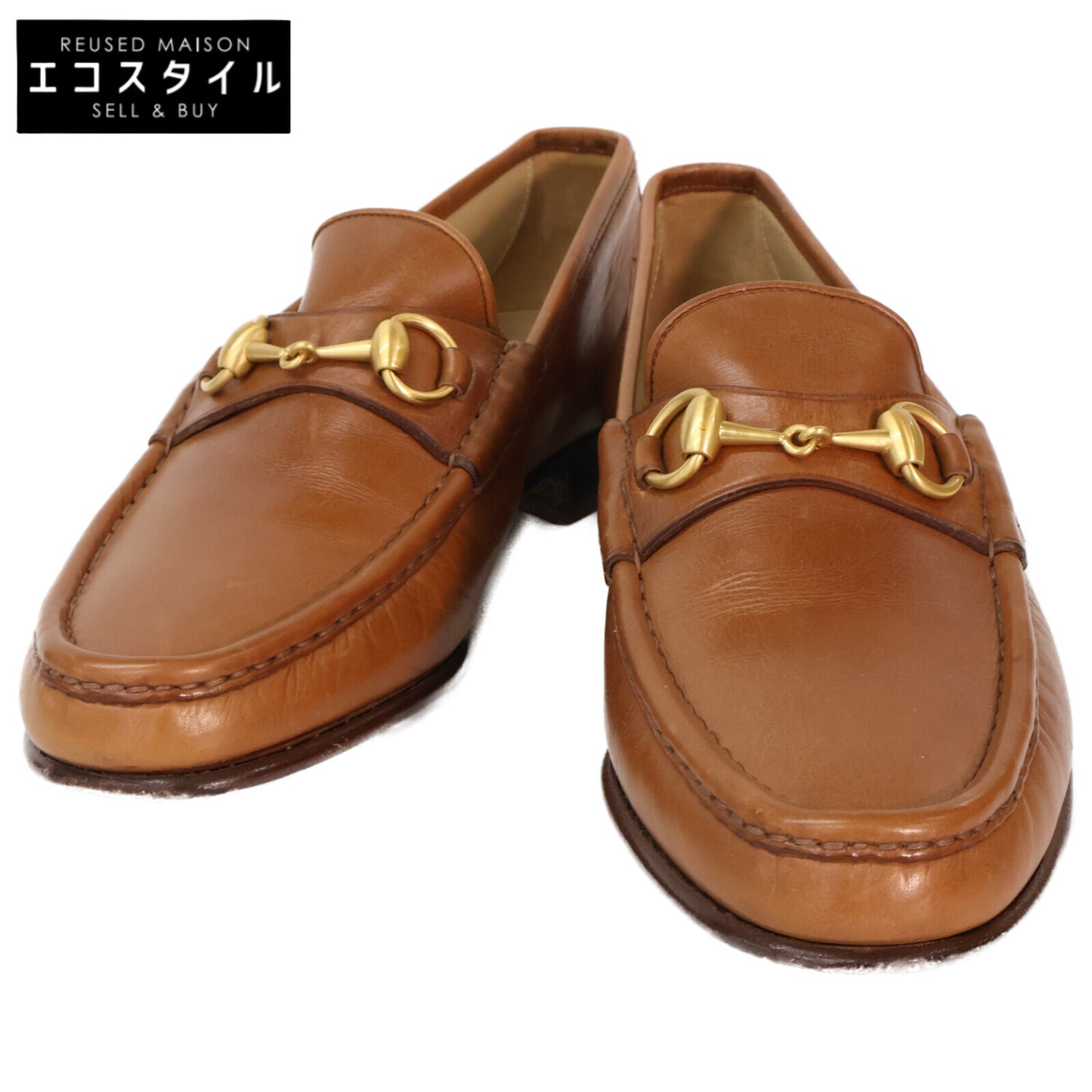 GUCCI グッチ 110 0009 2 ホースビット レザー ローファー シューズ