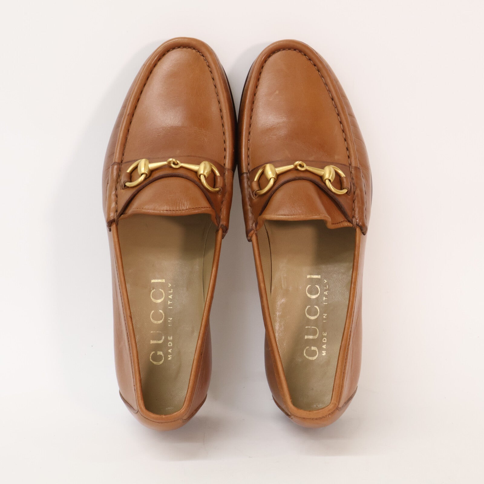 GUCCI グッチ 110 0009 2 ホースビット レザー ローファー シューズ
