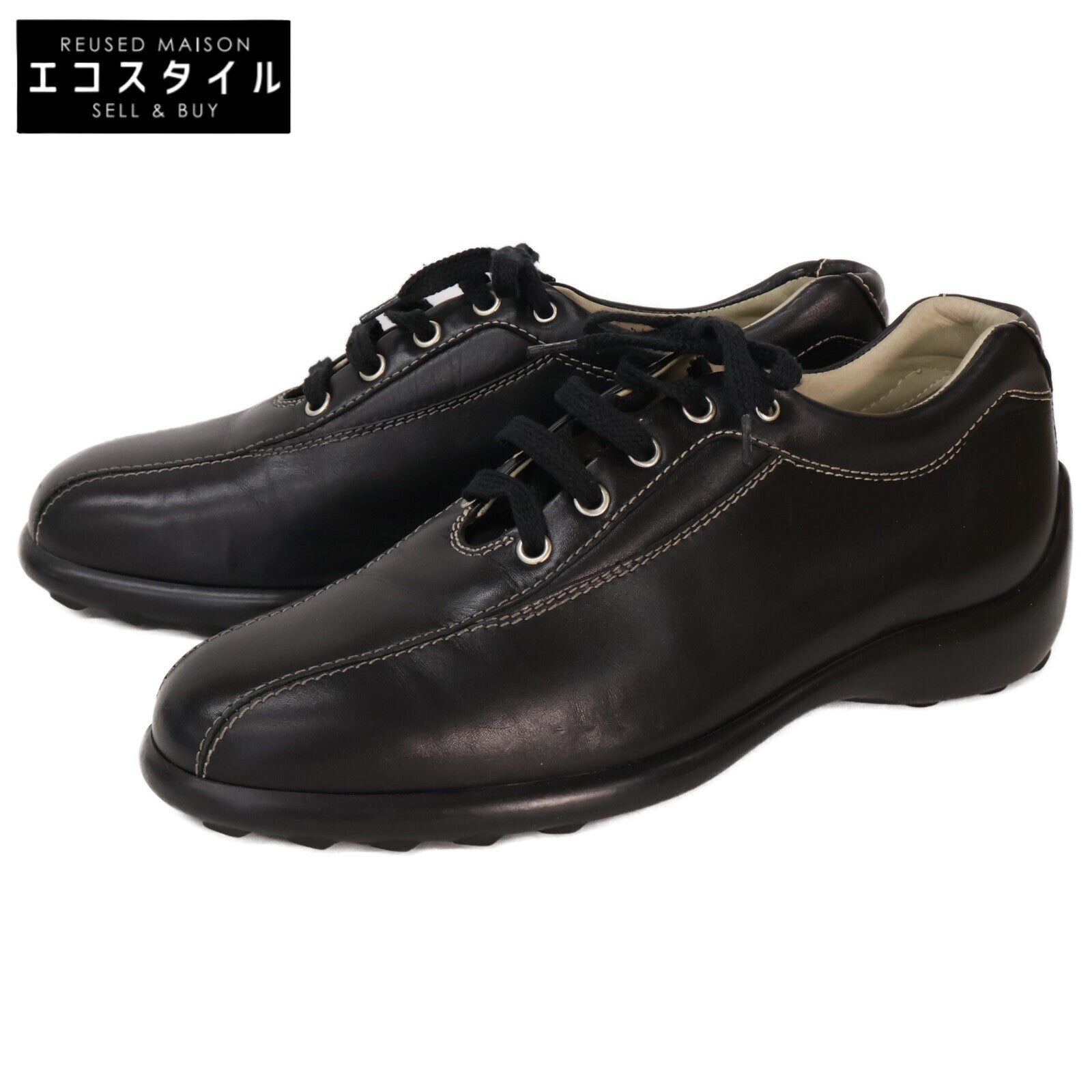 TOD'S トッズ レザー ラバーぺブル ドライビングシューズ シューズ