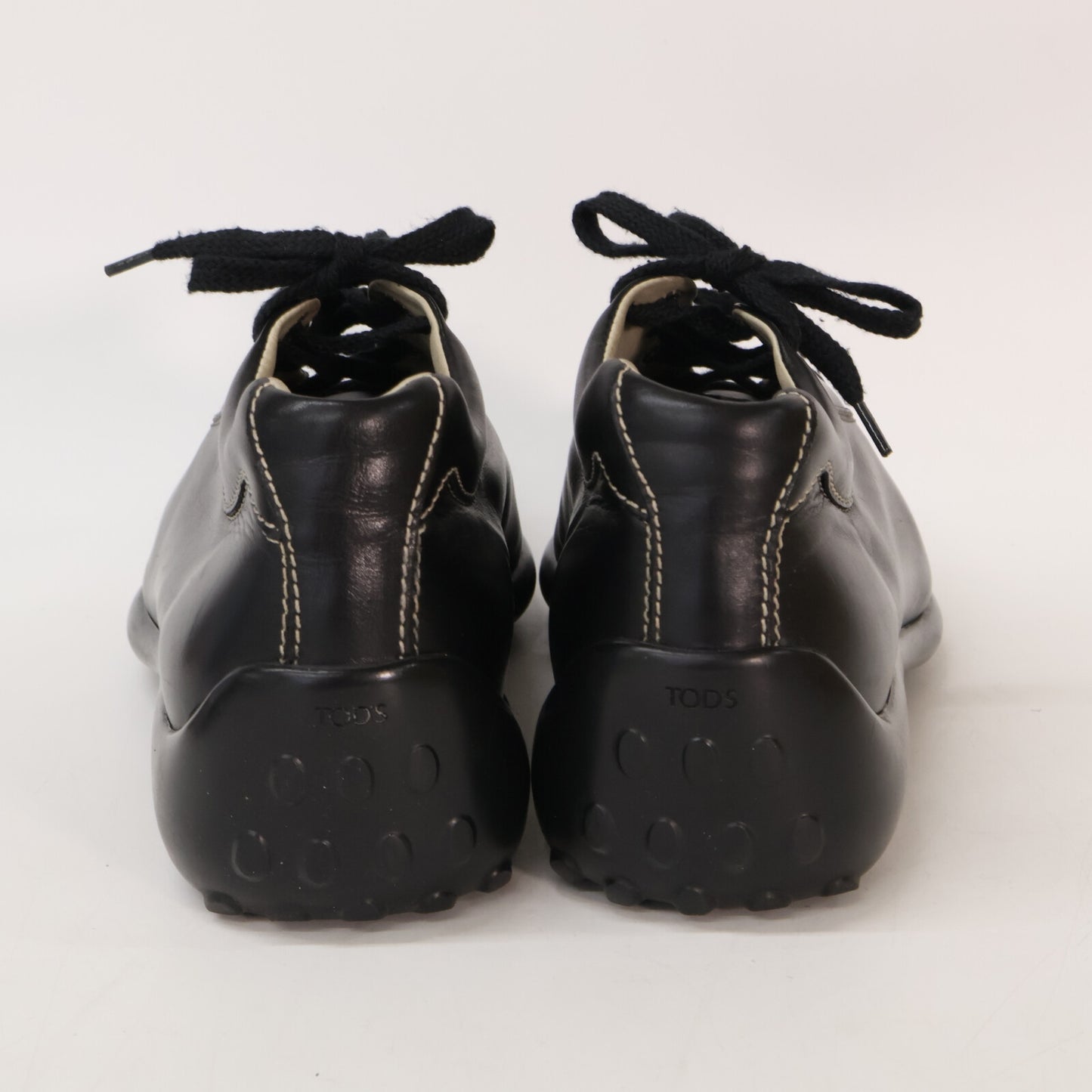 TOD'S トッズ レザー ラバーぺブル ドライビングシューズ シューズ