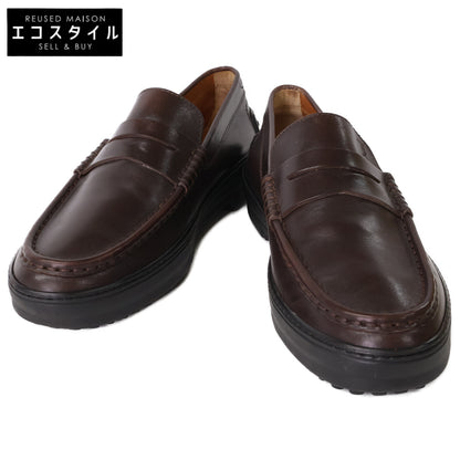 TOD'S トッズ レザー ドライビング ペニーローファー シューズ