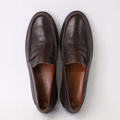 TOD'S トッズ レザー ドライビング ペニーローファー シューズ