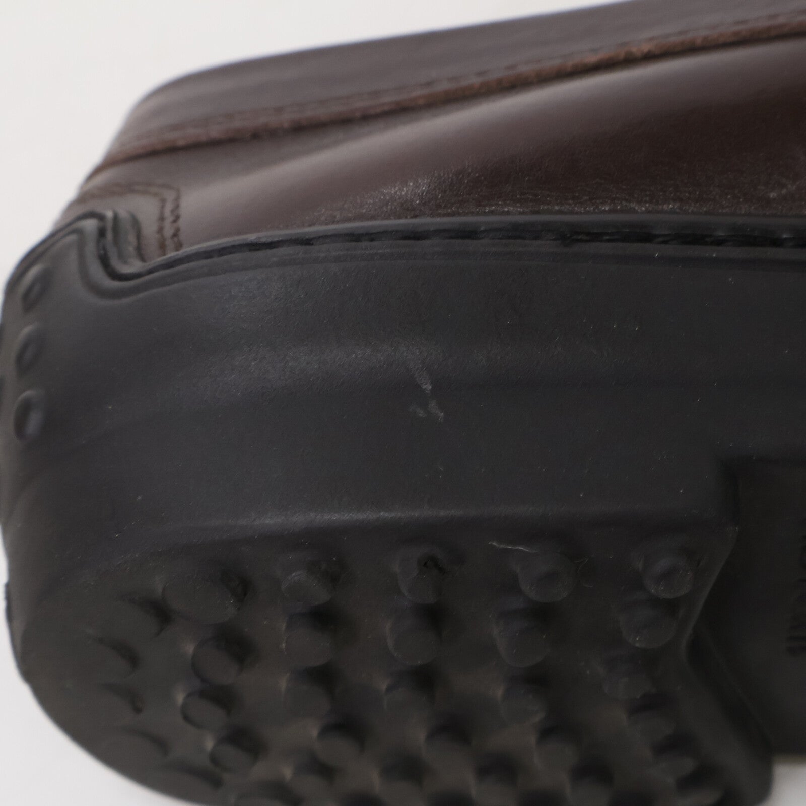 TOD'S トッズ レザー ドライビング ペニーローファー シューズ