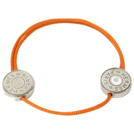 HERMES エルメス セリエ シルバー金具 コード ブレスレット