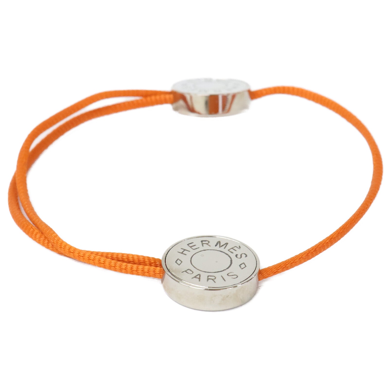 HERMES エルメス セリエ シルバー金具 コード ブレスレット