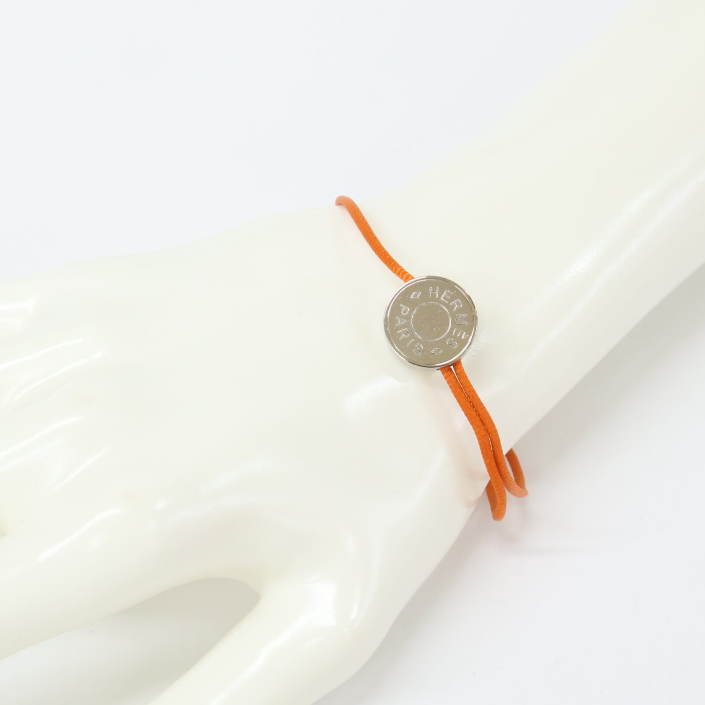 HERMES エルメス セリエ シルバー金具 コード ブレスレット