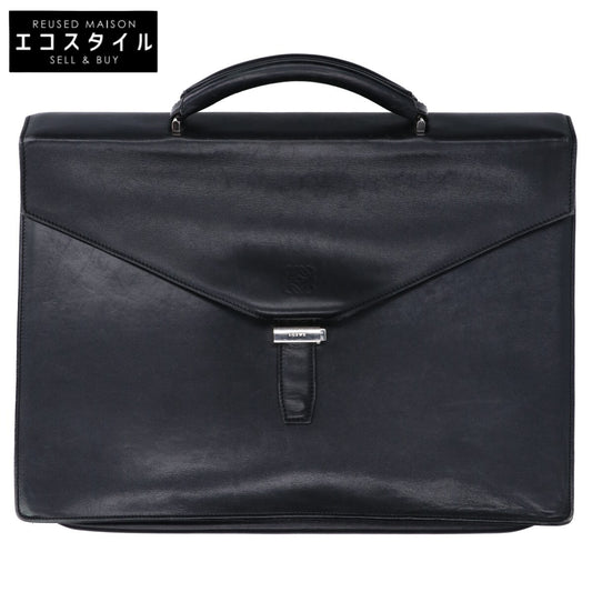 LOEWE ロエベ アナグラム レザー フラップ ビジネスバッグ ブリーフケース ビジネスバッグ ブリーフケース