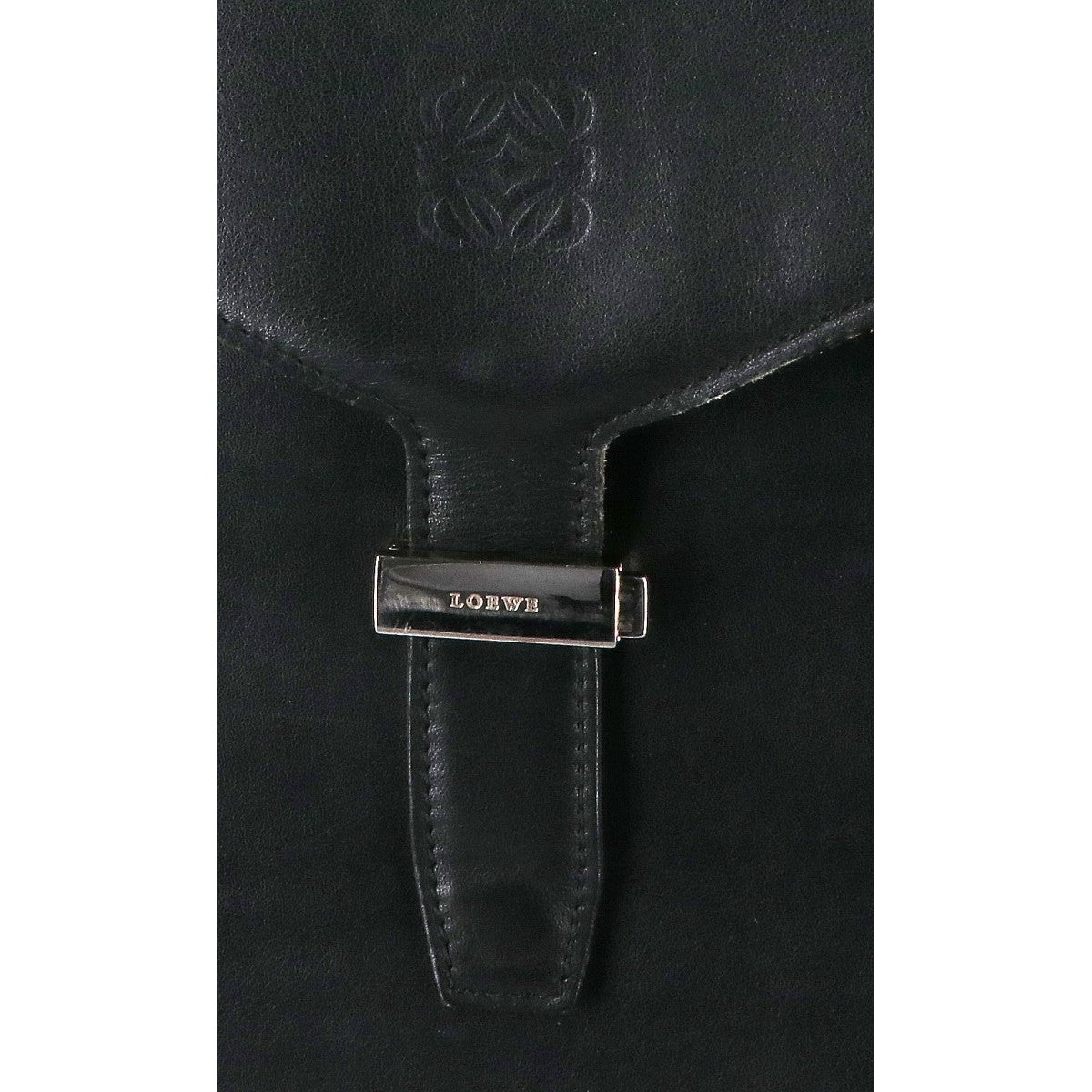 LOEWE ロエベ アナグラム レザー フラップ ビジネスバッグ ブリーフケース ビジネスバッグ ブリーフケース