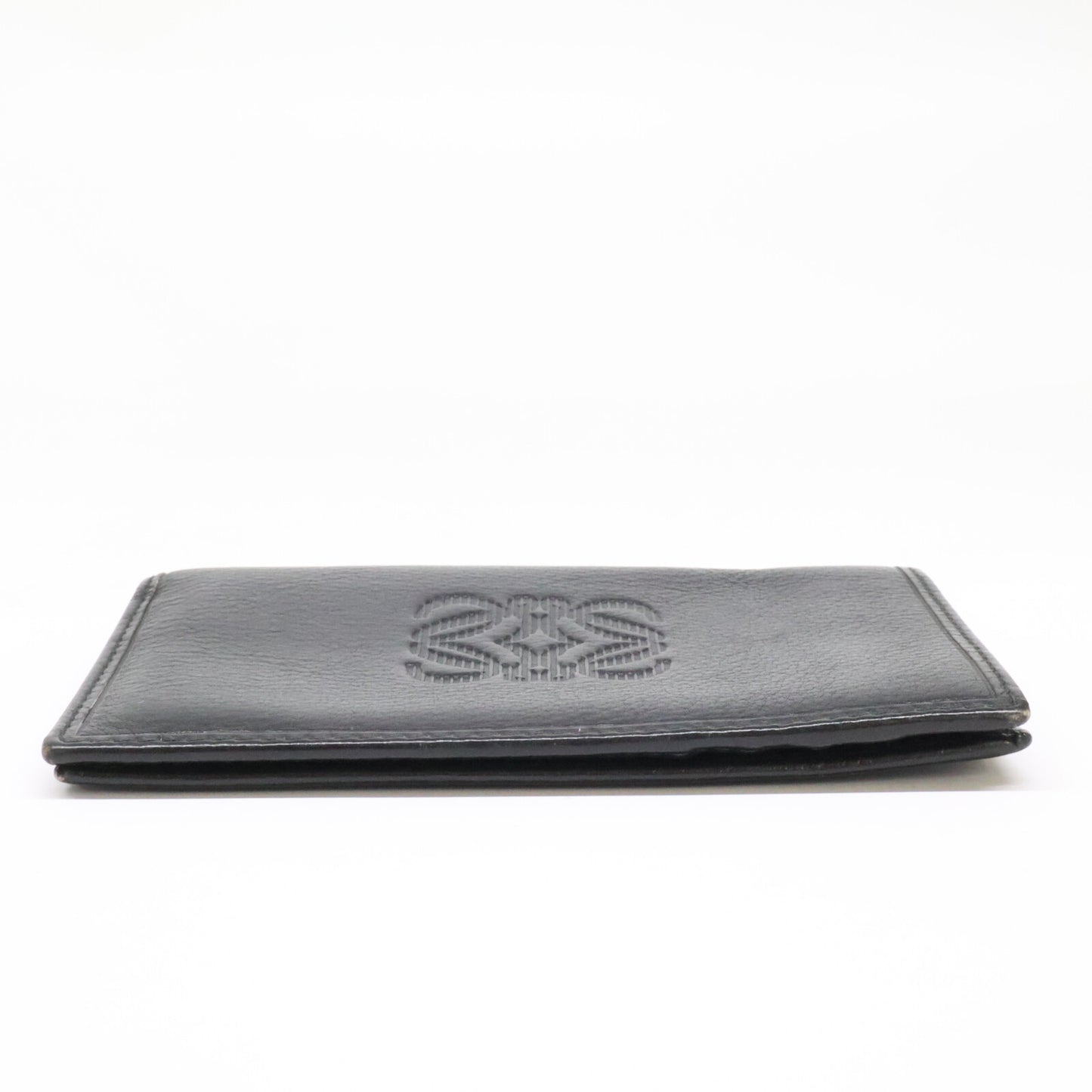 LOEWE ロエベ レザー アナグラム型押し 二つ折り財布（小銭入れなし） 二つ折り財布（小銭入れなし）